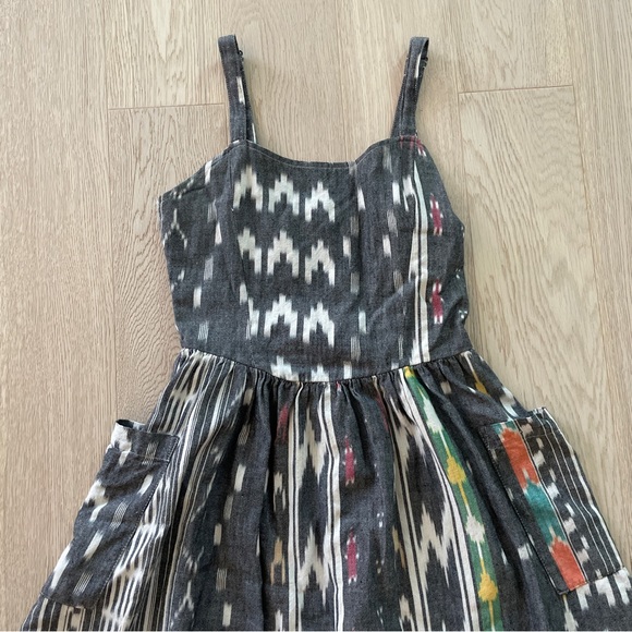 Atmosphere Patterned Cotton Strap Dress - XS (UK size 6) - Picture 2 of 13